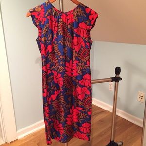Milly's women's silhouette floral dress